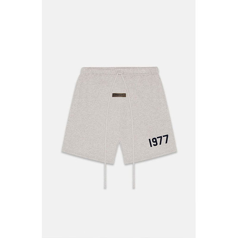 SS22 1977 Collection Print Essentials Shorts (1977 Velvety Print) - Dark Oatmeal