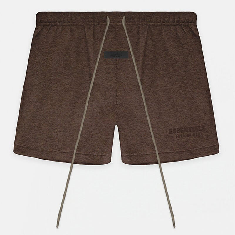 SU24 Essentials Running Shorts - Heather Wood