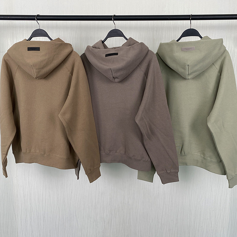 SS22 Essentials Hoodie (White Velvety)