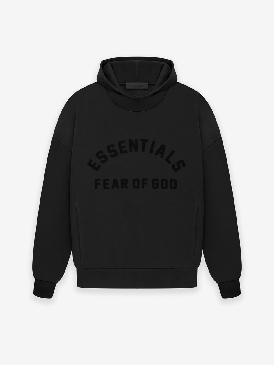 SS23 Black Core Collection Essentials Hoodie - Jet Black