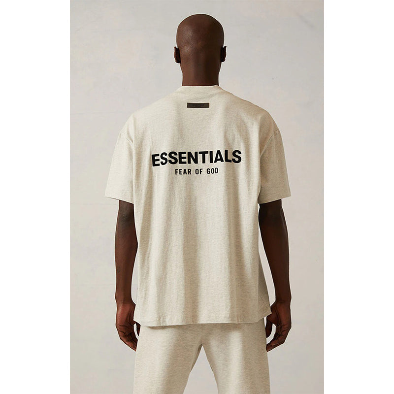SS22 Essentials S-Shirt (Black Velvety Print)
