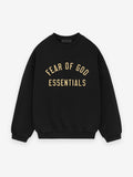 FW24 Essentials Crewneck Sweatshirt (480GSM Fleece) - Black