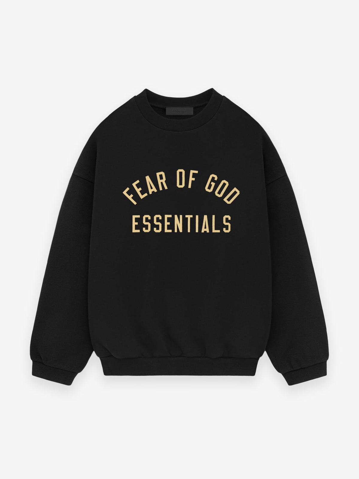 FW24 Essentials Crewneck Sweatshirt (480GSM Fleece) - Black