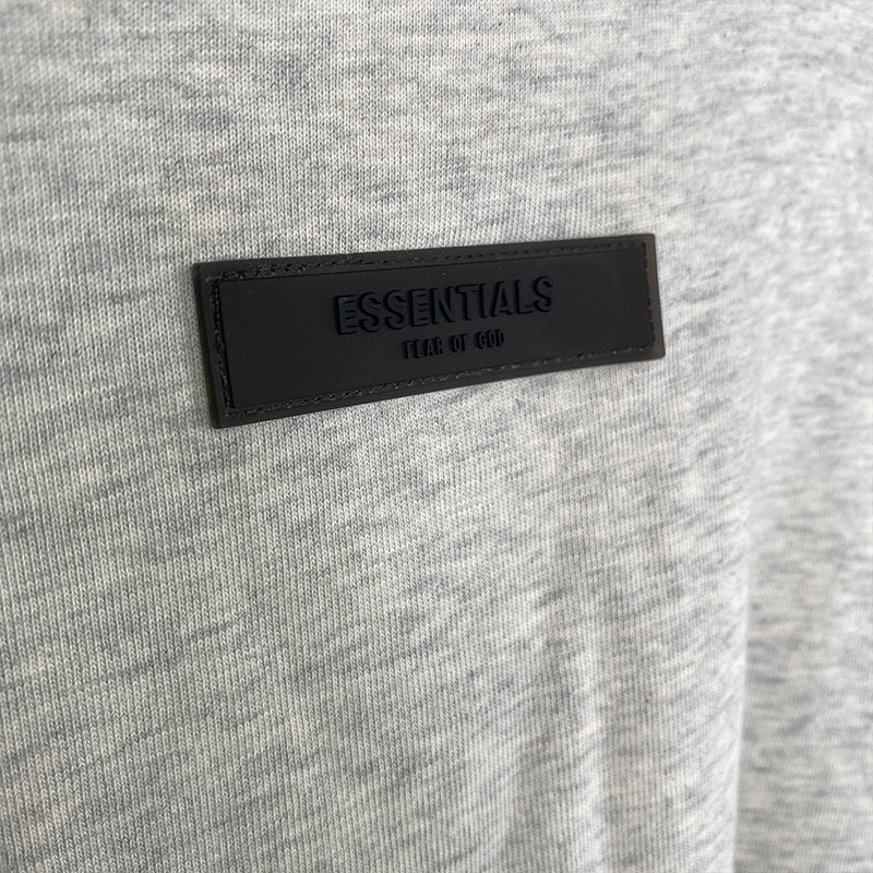 SS22 Essentials LShirt (White Velvety Print L-Shirt)