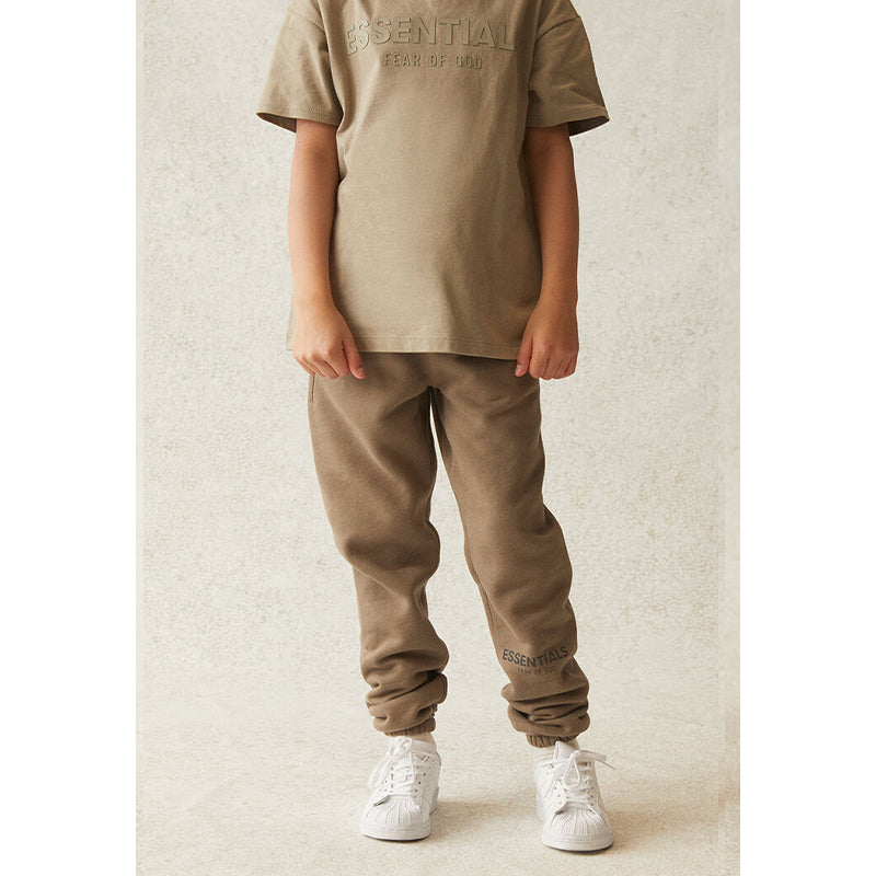 SS21 KIDS Essentials Sweatpants - Taupe