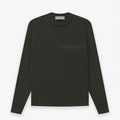 SS23 Essentials LShirt (Silicon Print L-Shirt) - Off Black