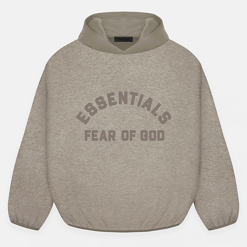 SU24 Essentials Nylon Fleece Hoodie - Heather Grey